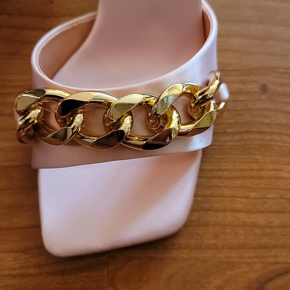 JEFFREY CAMPBELL Mr Big Chain Slide Sandal - Picture 6 of 7